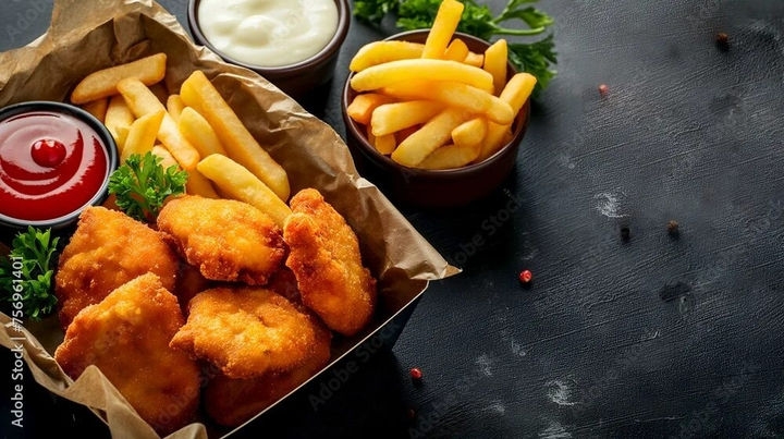 фри+наггетсы