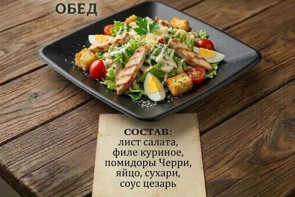 салат цезарь 200гр.