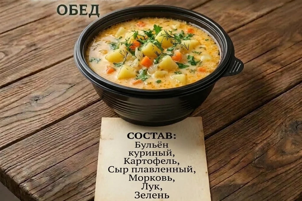 суп сырный
