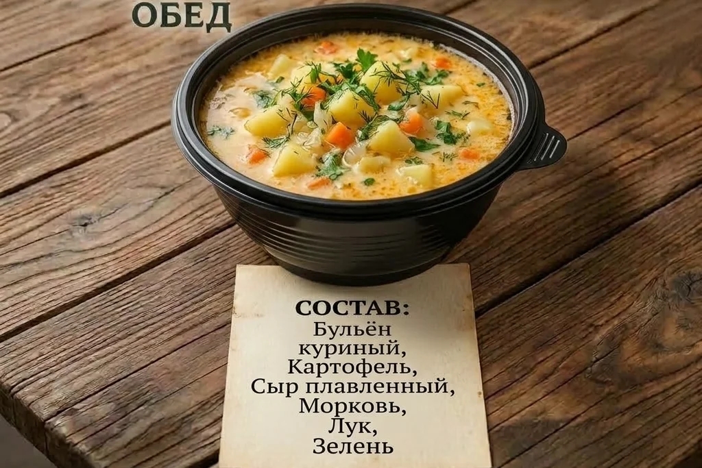суп сырный